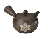 Tokoname ware Japanese Teapot Tea Pot by Fusensaku White Flower