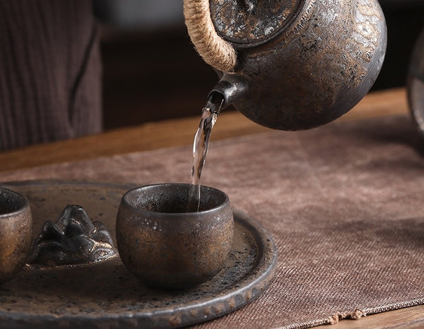 中国古玩　朱泥 盃 3点　煎茶器　骨董　宣興　茶道具　茶器　均窯　古陶磁 中国古玩 朱泥 盃 3点 煎茶器 骨董 宣興 茶道具 茶器 均窯