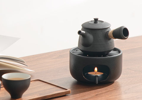 Ceramic Tea Pot with Warmer Set