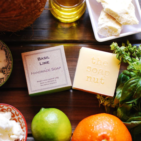 The Soap Nut - Basil Lime Soap 75g