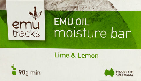 Emu Tracks Emu Oil Moisture Bar - Lime and Lemon