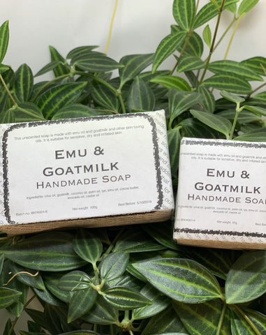 The Soap Nut - Emu & Goat Milk Soap Travel Size 45g