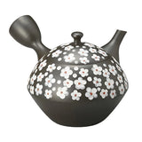 Tokoname Ware Flower Teapot Beiryu