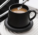 Ceramic Coffee Cup and Saucer Set