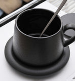 Ceramic Coffee Cup and Saucer Set