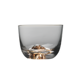 Glass Sake Cup "Mountain Bottom"