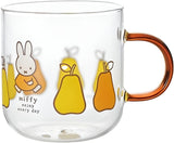 Miffy Heat Resistant Glass Mug - Pear