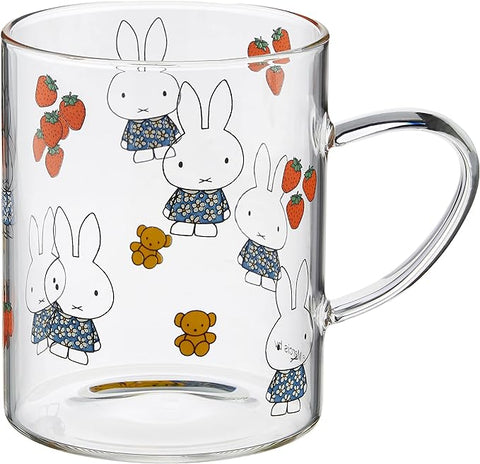 Miffy & Strawberry 耐热玻璃马克杯