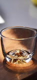 Glass Sake Cup "Mountain Bottom"