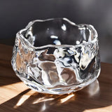 Sake glasses with rough edges