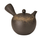 Tokoname Ware Japanese Teapot by Fusenaku w/ Gold Speckles