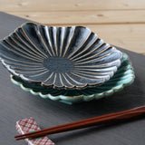 Peacock Mino Ware Plate Set (2 pcs)