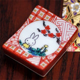 Miffy Kutani Ware Chopsticks Rest (Set of 3)