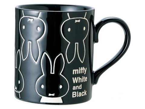 Miffy White and Black Mug