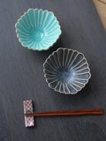 Peacock Mino Ware Bowl Set (2 pcs)